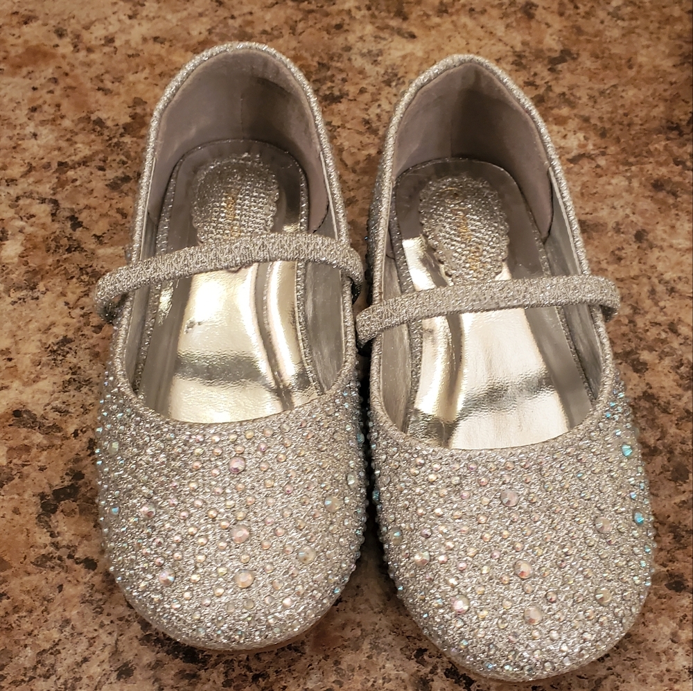 Toddler girls sparkle shoes